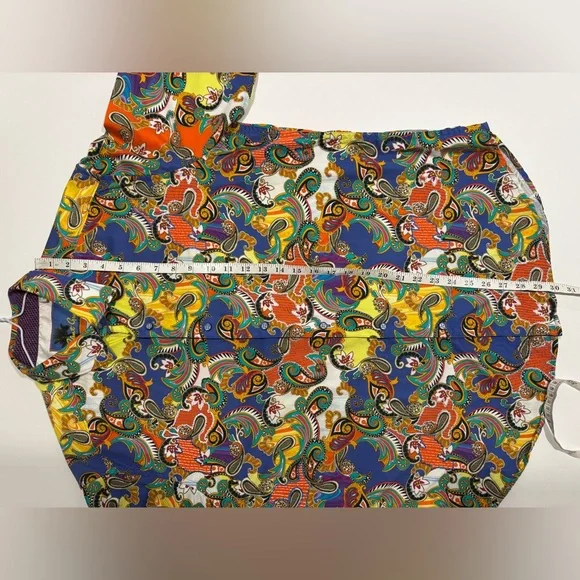Robert Graham Mens 'Acosta' Classic Fit Paisley Button Up Sport Shirt Size L - Picture 9 of 10
